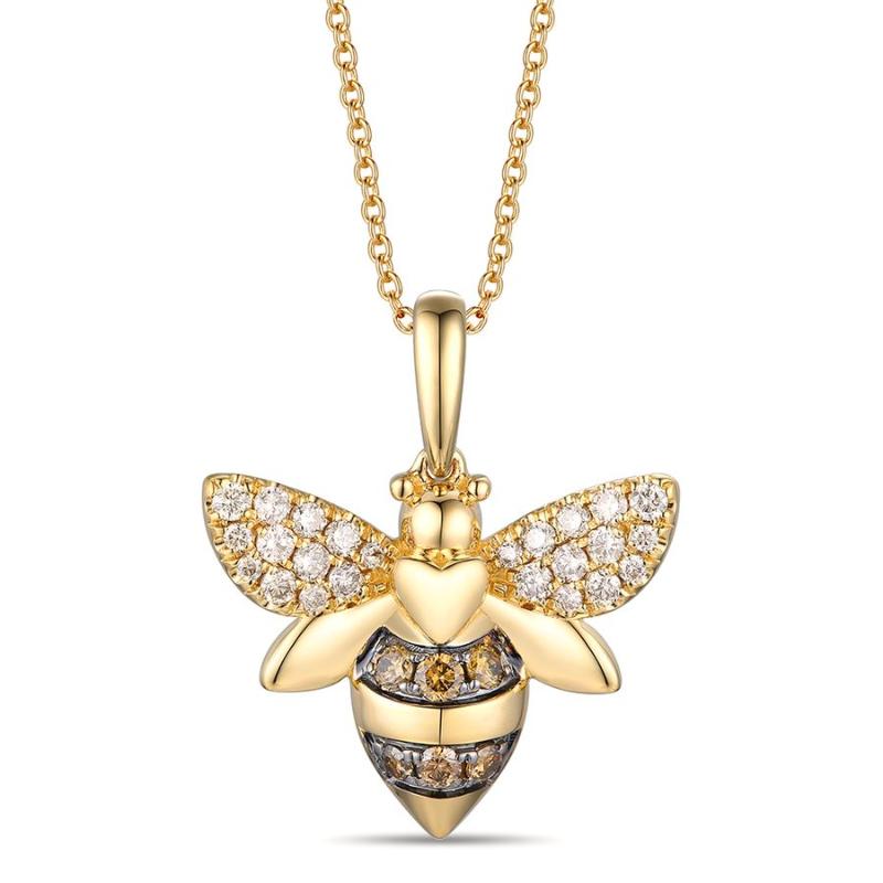 Le Vian&reg; Pendant featuring 1/5 cts. Chocolate Diamonds&reg; , 1/3 cts. Nude Diamonds&trade; set in 14K Honey Gold&trade;