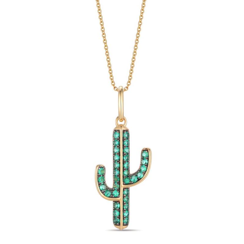 Le Vian&reg; Pendant featuring 1/3 cts. Costa Smeralda Emeralds&trade; , set in 14K Honey Gold&trade;