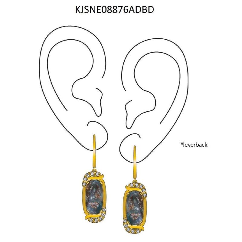 Le Vian&reg; Earrings featuring 8 cts. Chocolate Aquadite&trade; , 3/8 cts. Nude Diamonds&trade; set in 14K Honey Gold&trade;