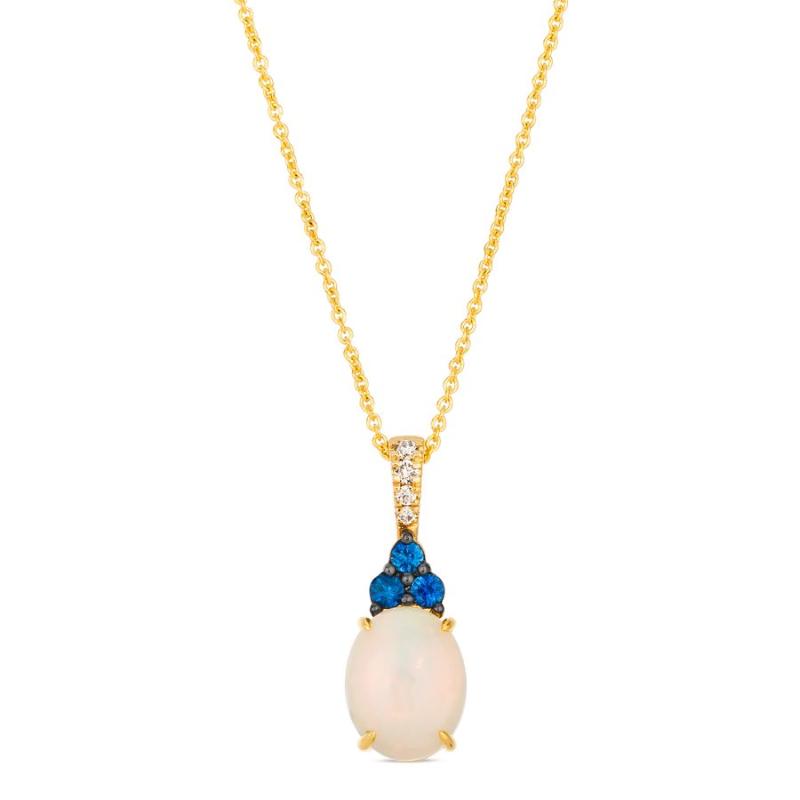 Le Vian&reg; Pendant featuring 1 cts. Neopolitan Opal&reg; , 1/8 cts. Blueberry Sapphire&trade; , Nude Diamonds&trade; set in 14K Honey Gold&trade;