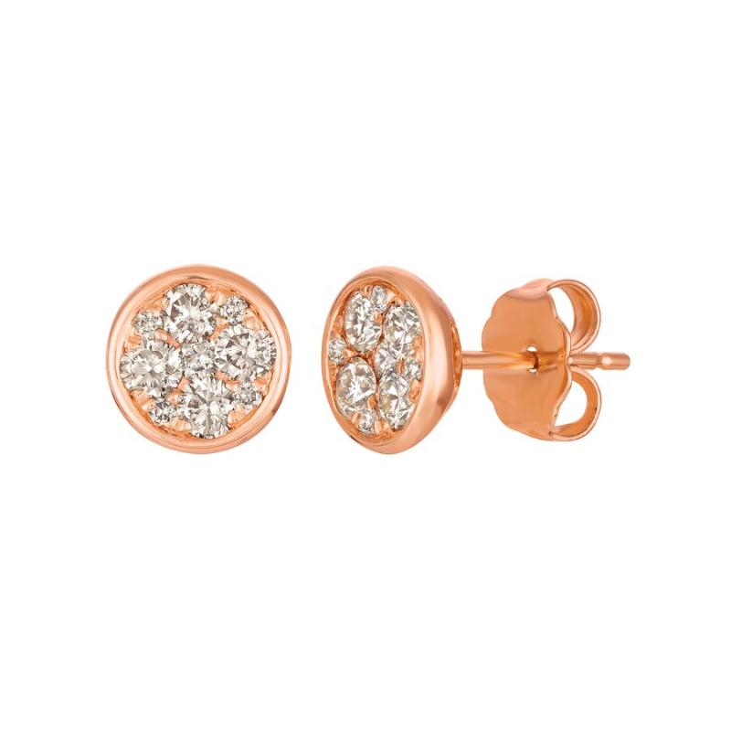 Le Vian&reg; Earrings featuring 1/4 cts. Nude Diamonds&trade; set in 14K Strawberry Gold&reg;
