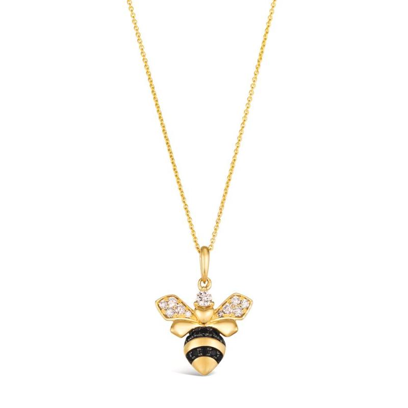 Le Vian&reg; Pendant featuring 1/3 cts. Nude Diamonds&trade; , 1/6 cts. Blackberry Diamonds&reg; set in 14K Honey Gold&trade;