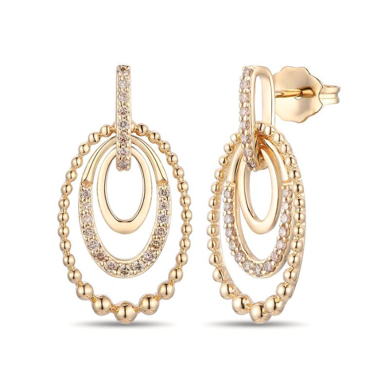Le Vian&reg; Earrings featuring 1/4 cts. Nude Diamonds&trade; set in 14K Honey Gold&trade;