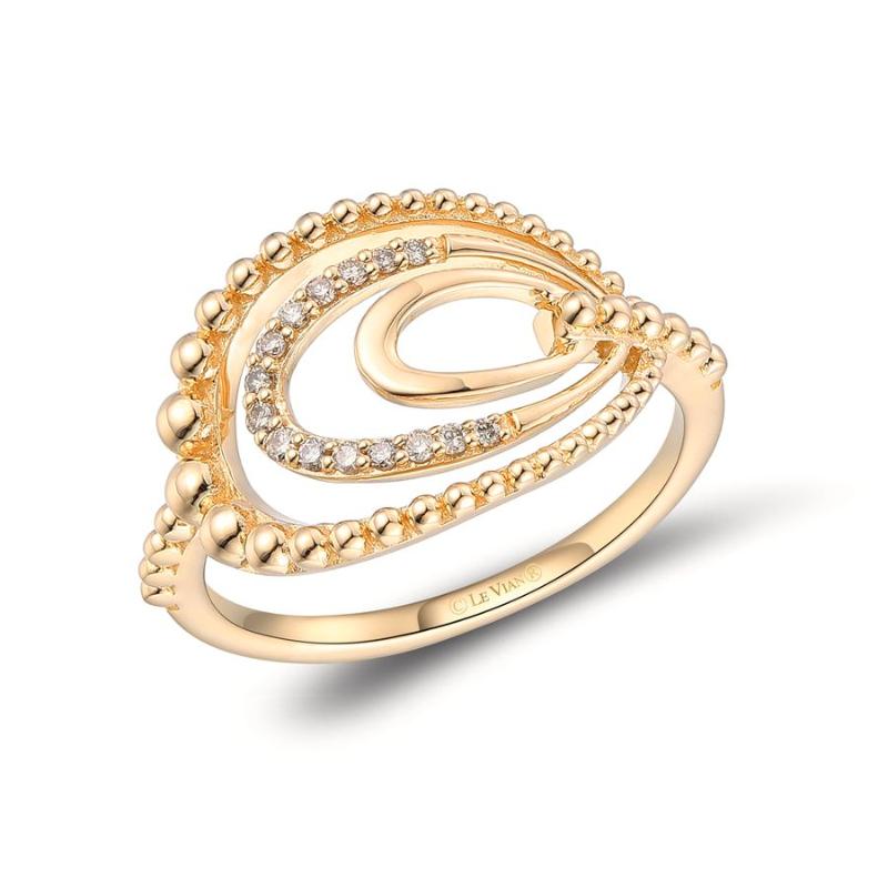 Le Vian&reg; Ring featuring 1/10 cts. Nude Diamonds&trade; set in 14K Honey Gold&trade;