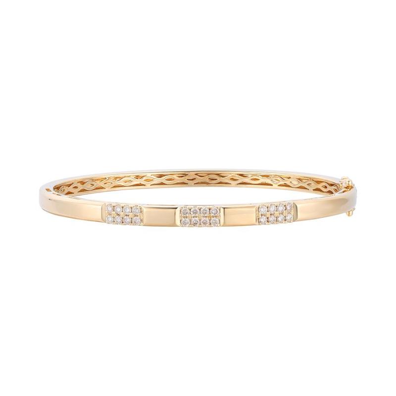 Le Vian&reg; Bangle featuring 1/2 cts. Nude Diamonds&trade; set in 14K Honey Gold&trade;