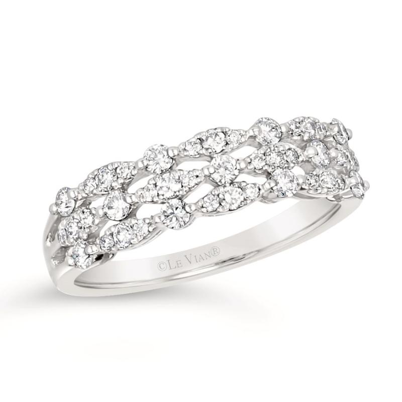 Le Vian Couture&reg; Ring featuring 1/2 cts. Vanilla Diamonds&reg; set in P95