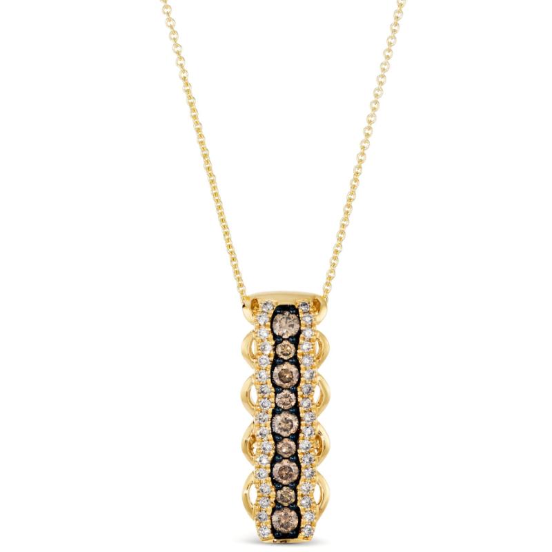 Le Vian&reg; Pendant featuring 3/8 cts. Chocolate Diamonds&reg; , 1/4 cts. Nude Diamonds&trade; set in 14K Honey Gold&trade;