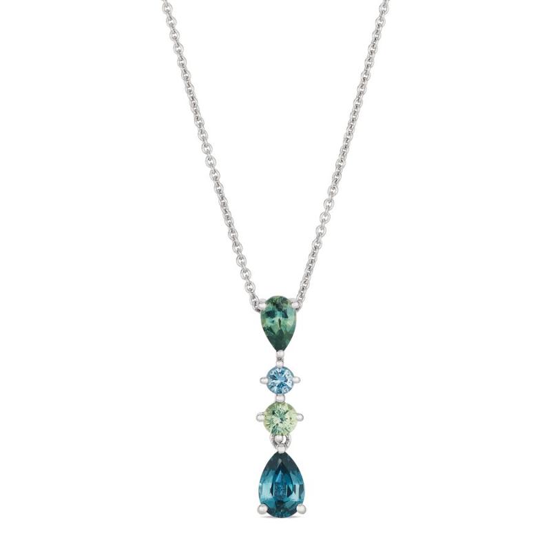 Le Vian&reg; Pendant featuring 7/8 cts. Montana Sapphire Ombré&trade; , set in 14K Vanilla Gold&reg;