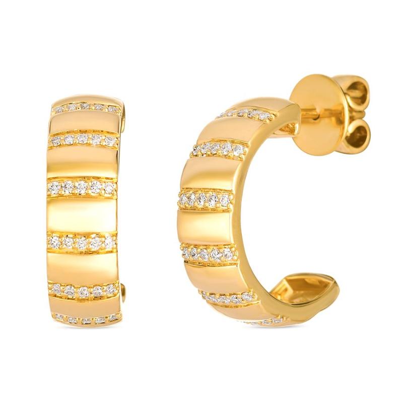 Le Vian&reg; Earrings featuring 1/4 cts. Vanilla Diamonds&reg; set in 14K Honey Gold&trade;