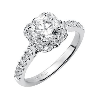 ArtCarved Diamond Engagement Ring 