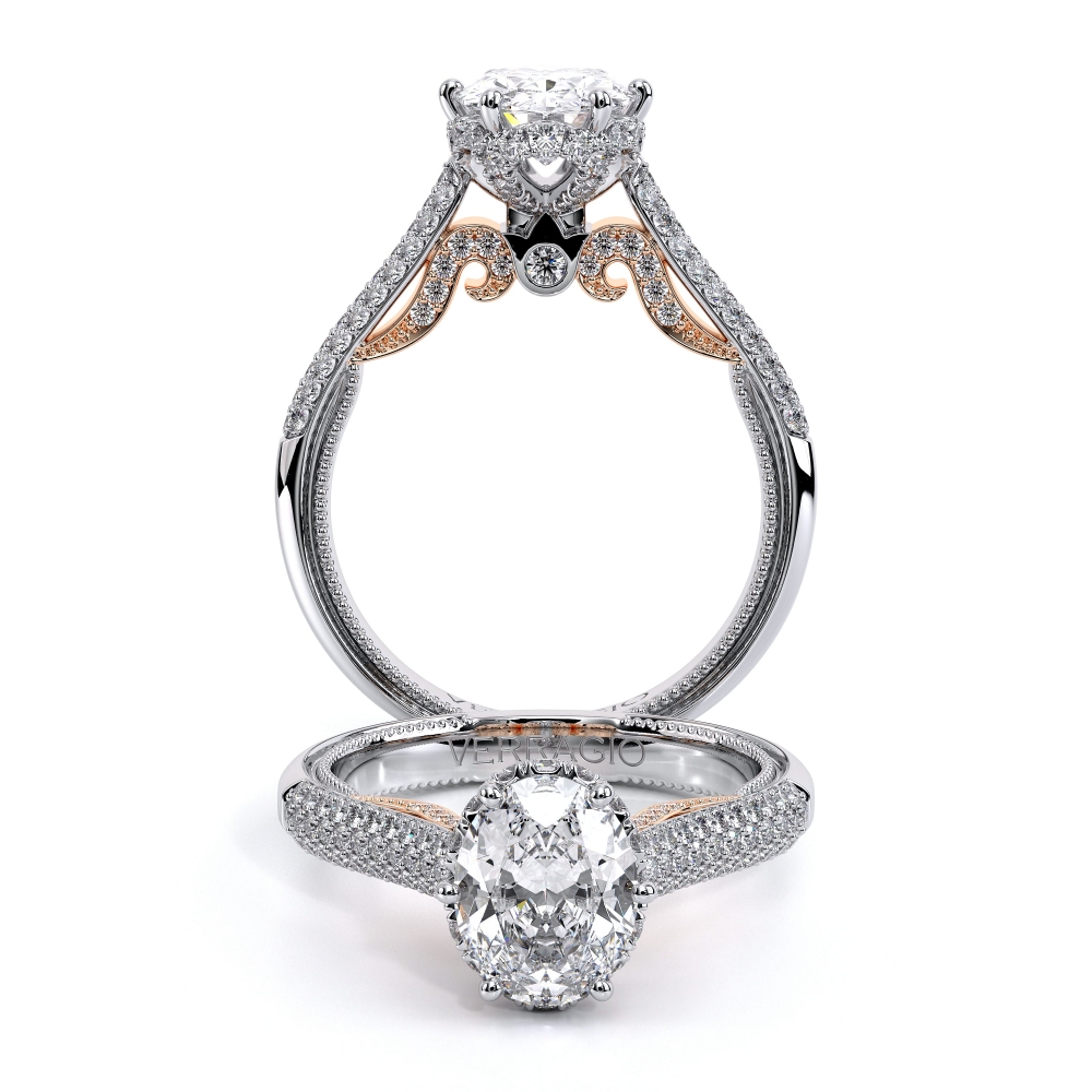 18K Two Tone INSIGNIA-7104OV Ring