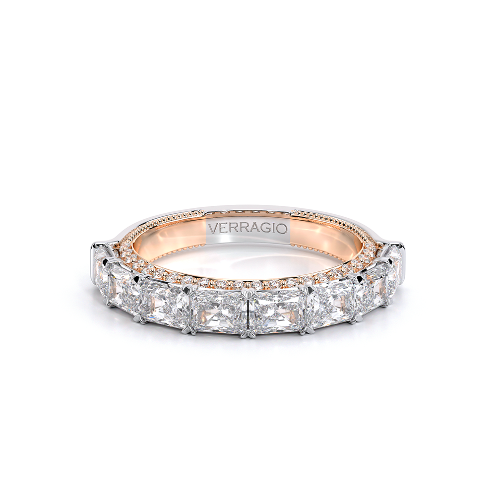 14K Two Tone Eterna-2025-RAD-4X3-HW Ring