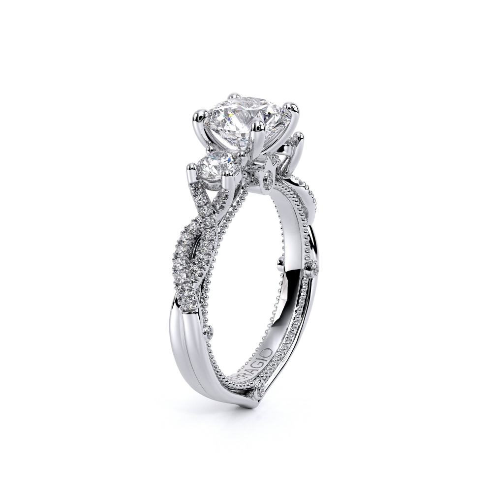 14K White Gold COUTURE-0423R-TT Ring