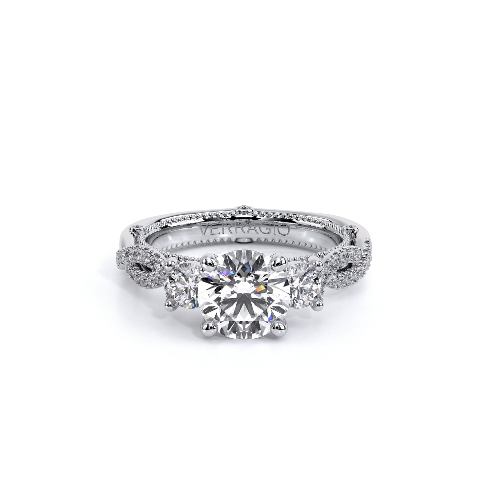 14K White Gold COUTURE-0423R-TT Ring