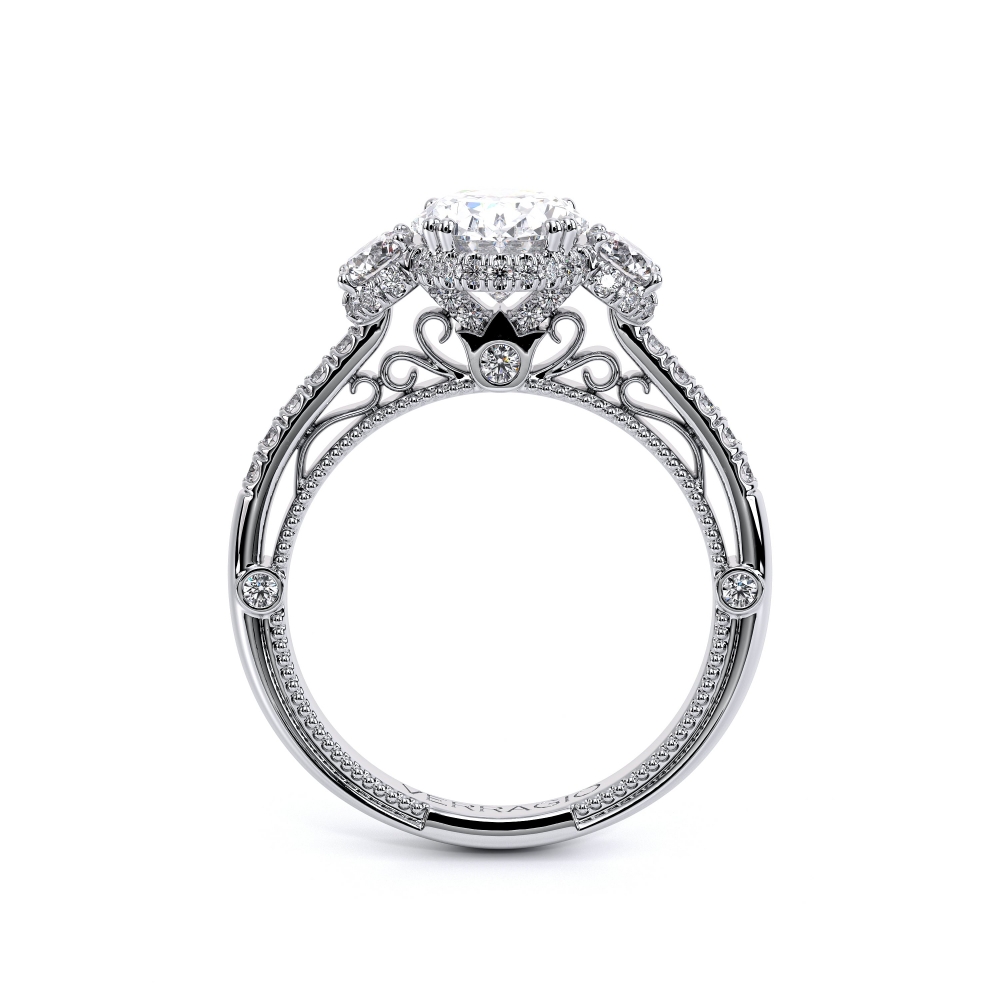 14K White Gold VENETIAN-5082OV Ring