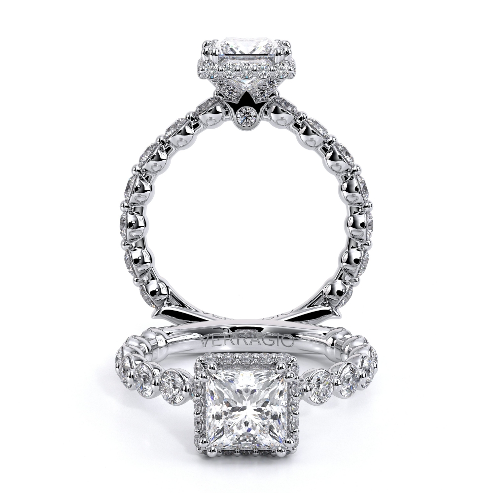 14K White Gold Renaissance-984P-2.5 Ring