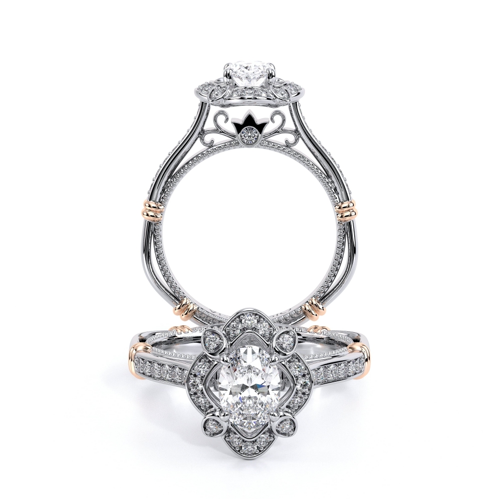 14K White Gold PARISIAN-157OV Ring