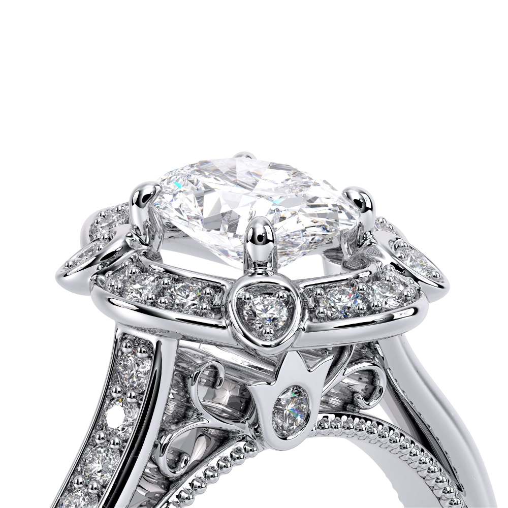 14K White Gold PARISIAN-157OV Ring