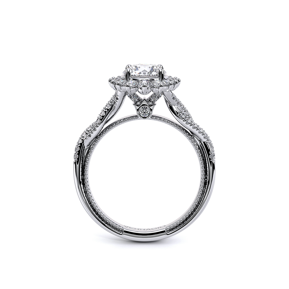 14K White Gold Renaissance-987R Ring