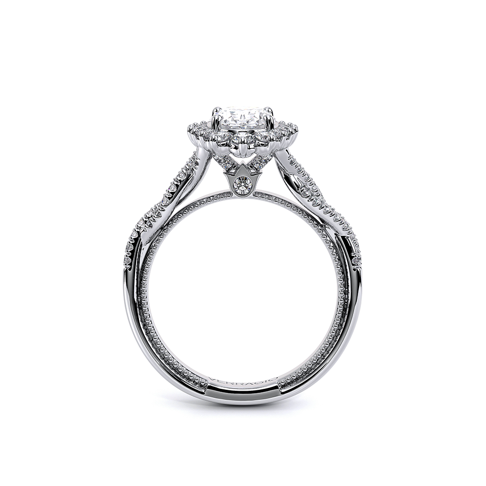 14K White Gold Renaissance-987OV Ring