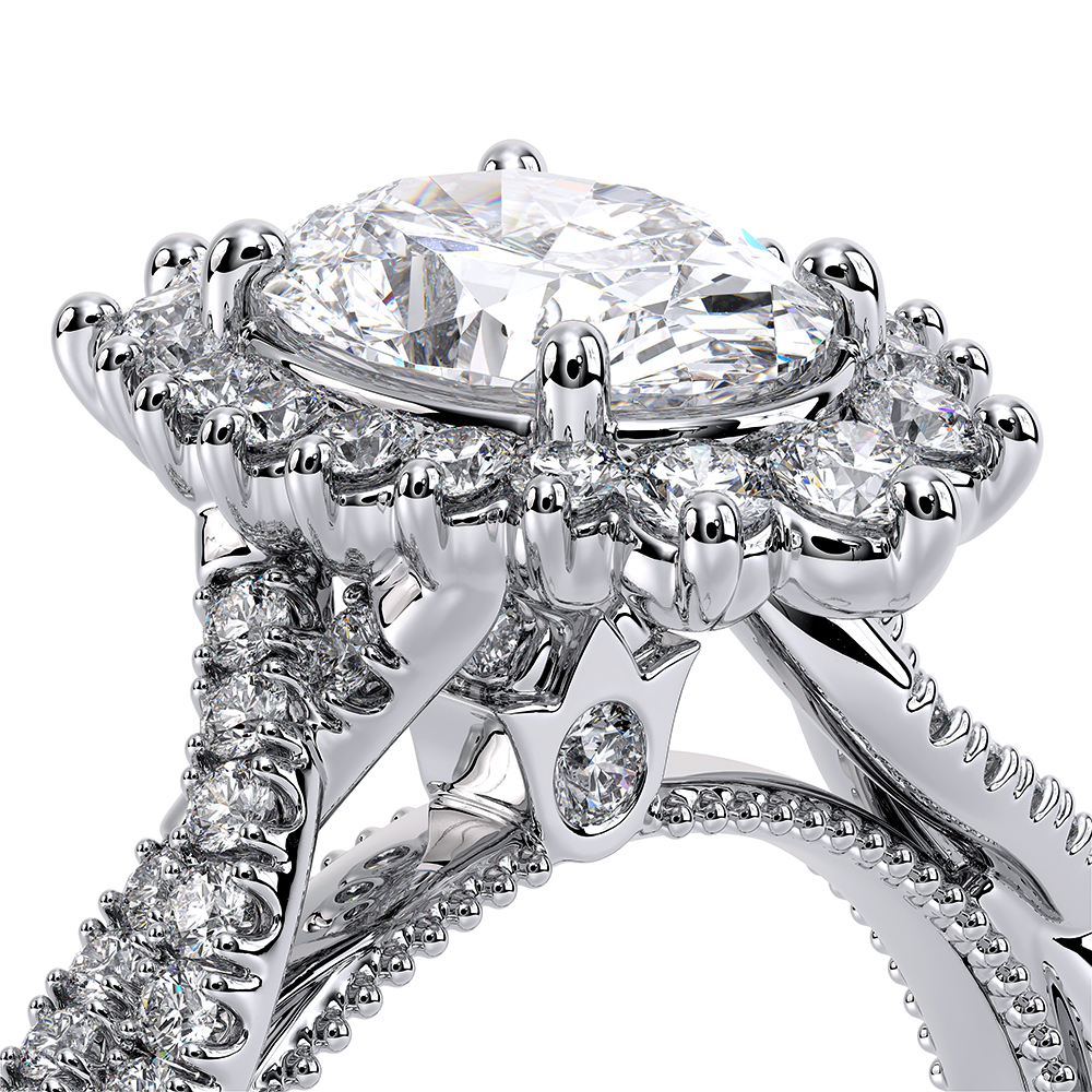 14K White Gold Renaissance-987OV Ring