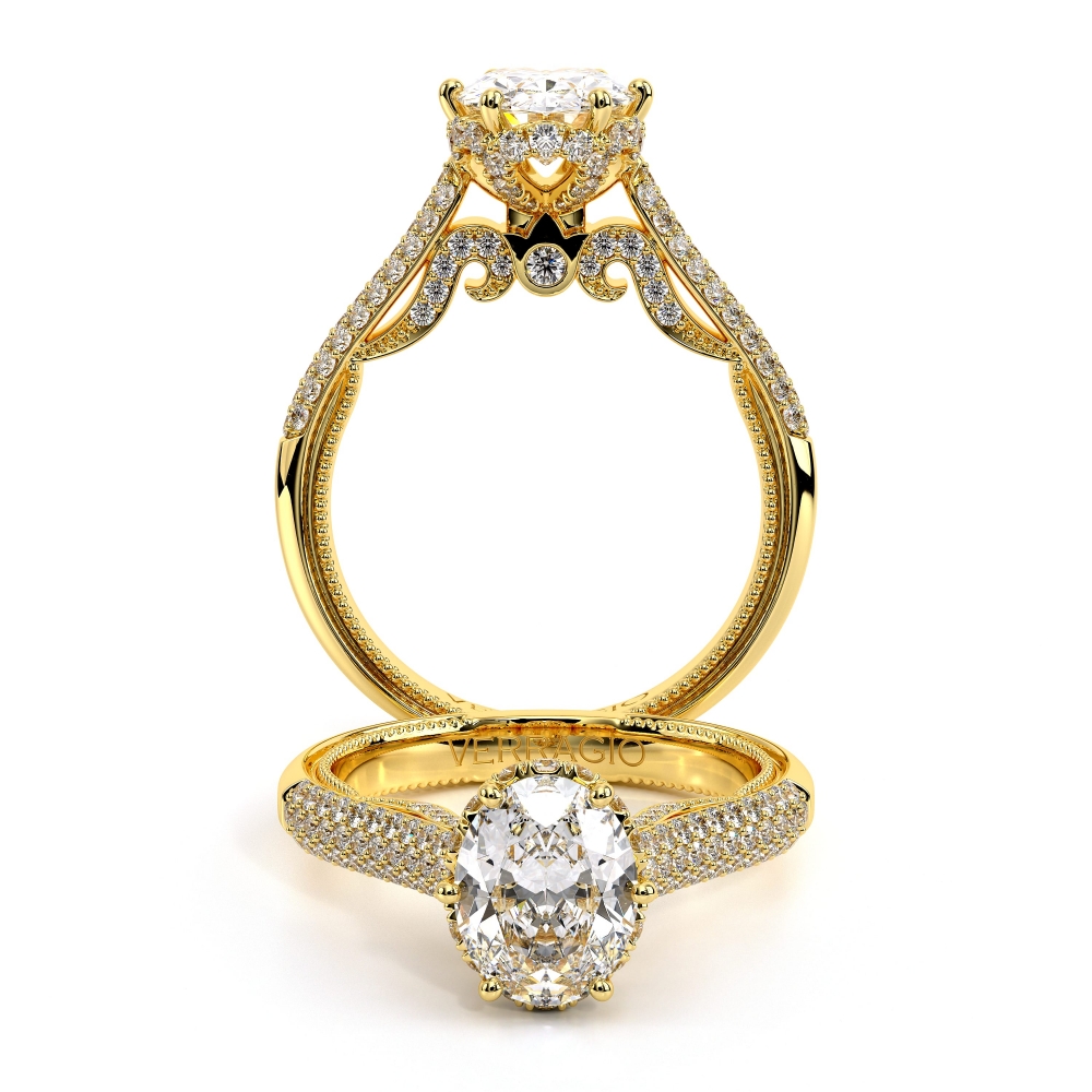 18K Yellow Gold INSIGNIA-7104OV Ring