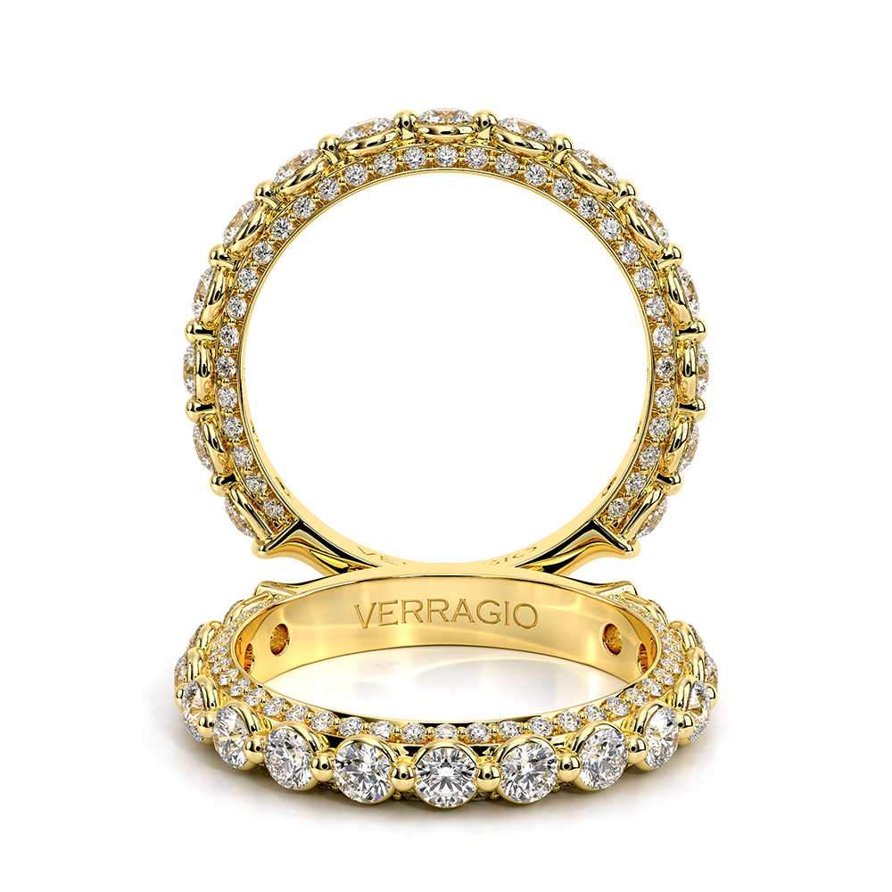 DAVID YURMAN Sterling Silver 18K Yellow Gold Diamond Midnight Melange Cable  Ring 60/9 1389388 | FASHIONPHILE