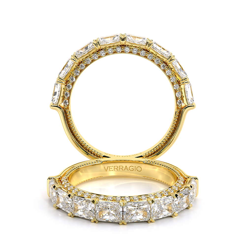 18K Yellow Gold Eterna-2025-RAD-4X3-HW Ring