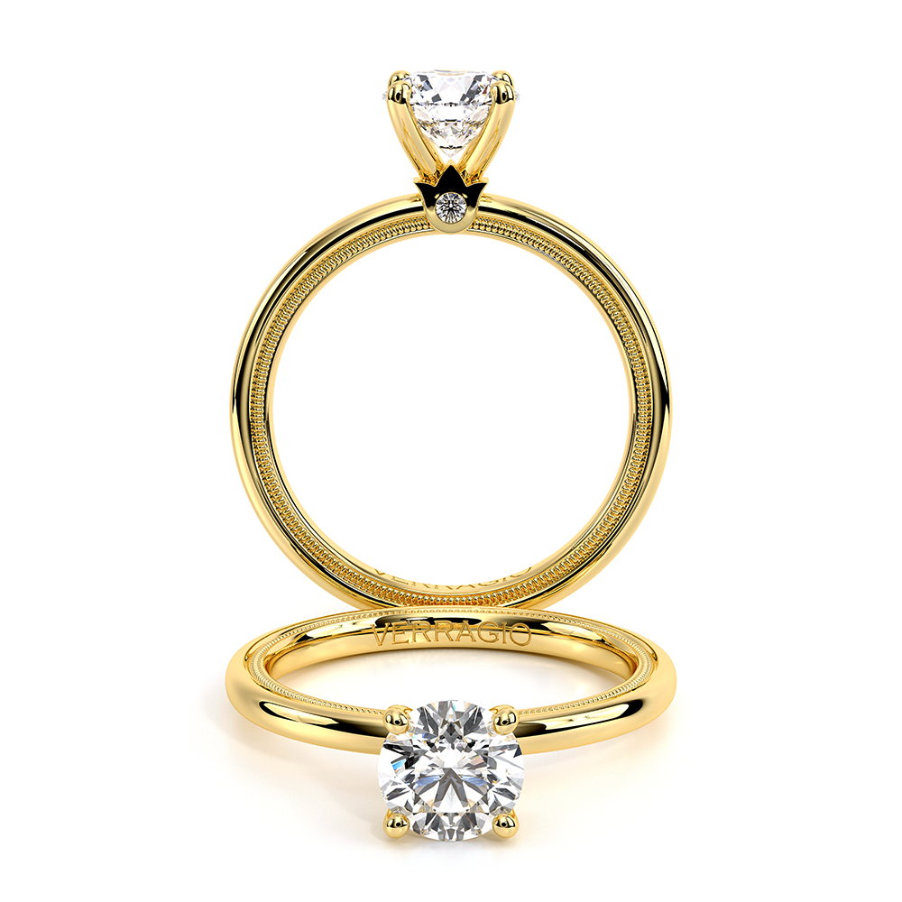 18K Yellow Gold Tradition-120R4-S Ring