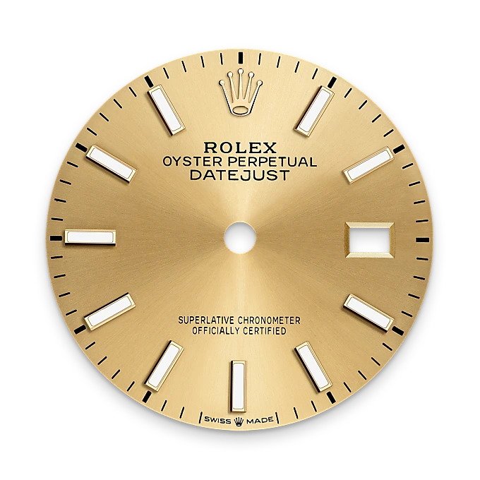 Champagne-colour dial