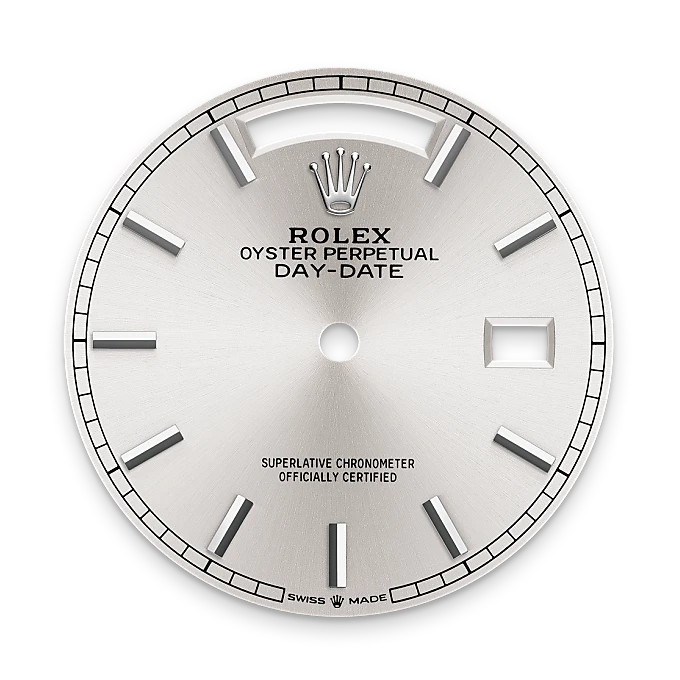 Silver dial