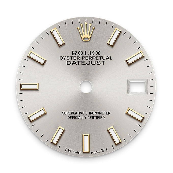 Silver dial
